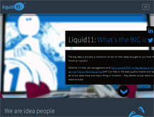 Tablet Screenshot of liquid11.co.uk